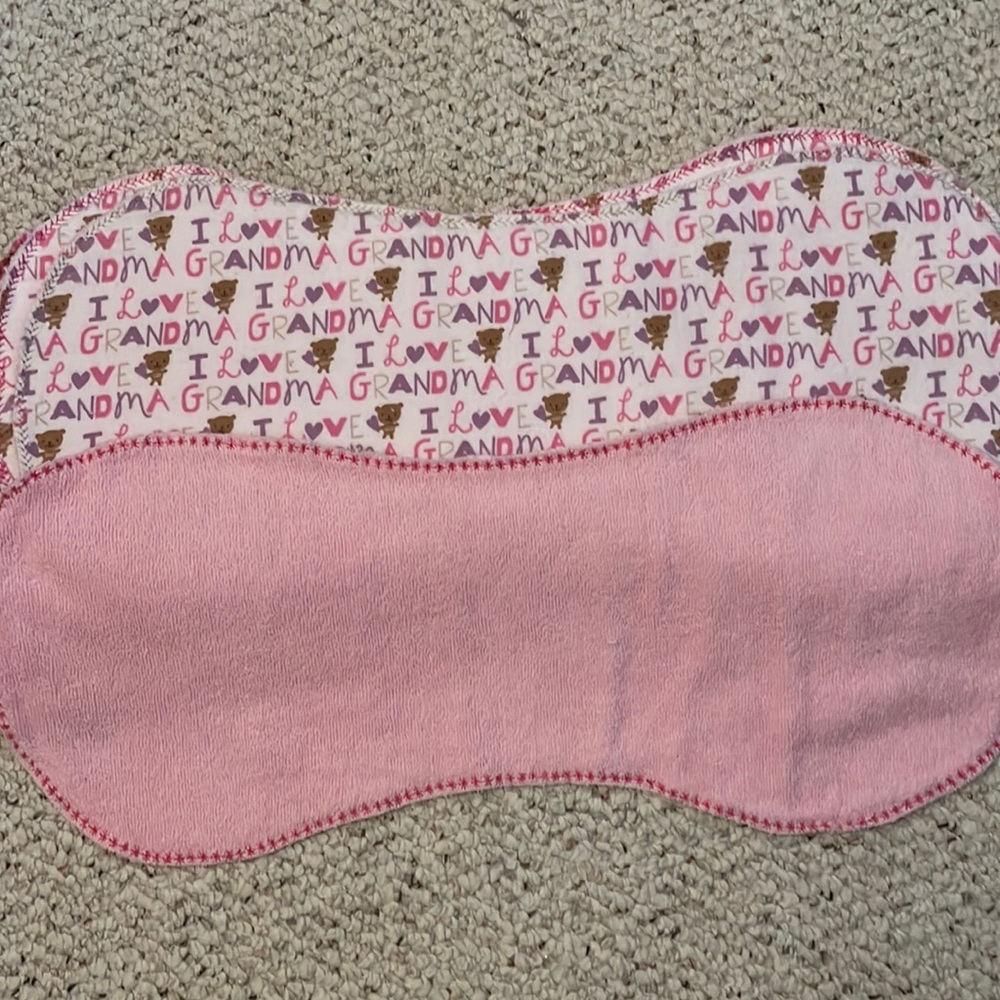 Handmade burp cloths
